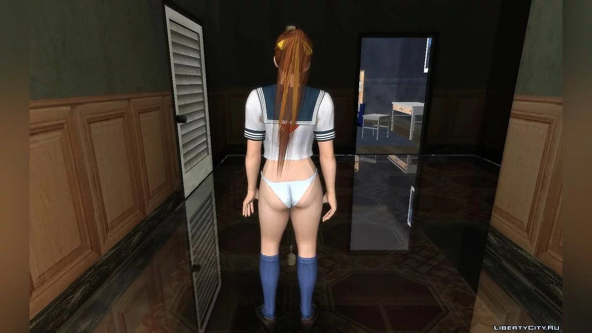 DOA Kasumi in Summer School Uniform / GTA San Andreas