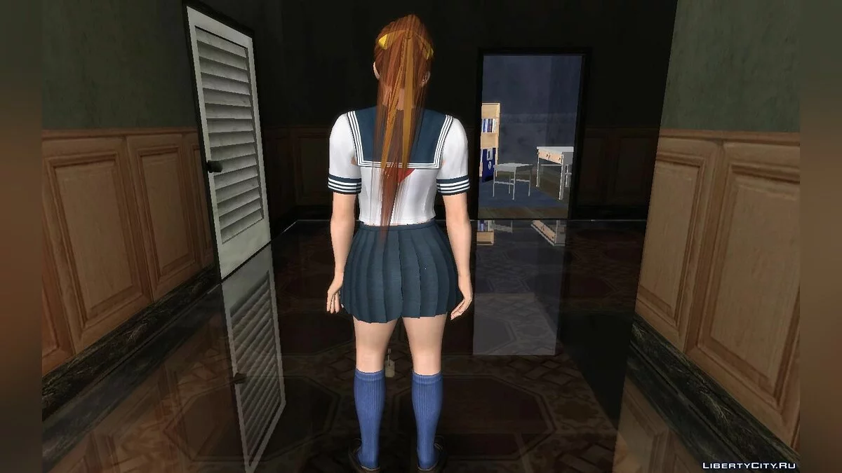 DOA Kasumi in Summer School Uniform / GTA San Andreas