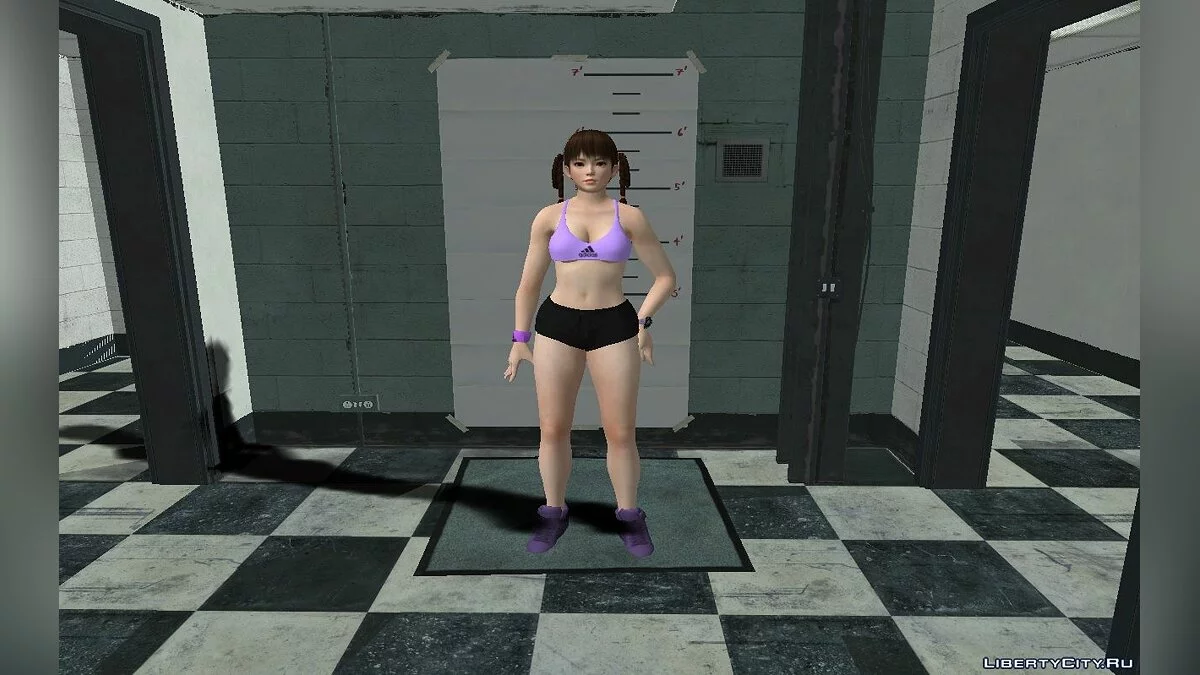 Lei Fang de DOA en ropa de entrenamiento (Gimnasio) / GTA San Andreas