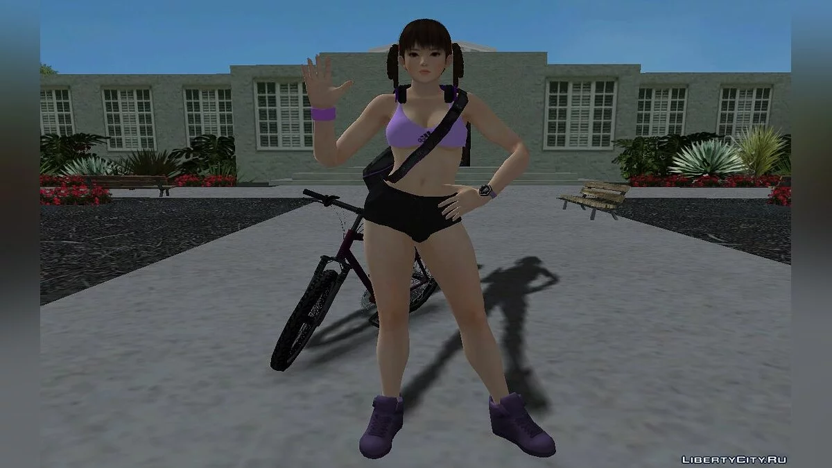 Lei Fang de DOA en ropa de entrenamiento (Gimnasio) / GTA San Andreas