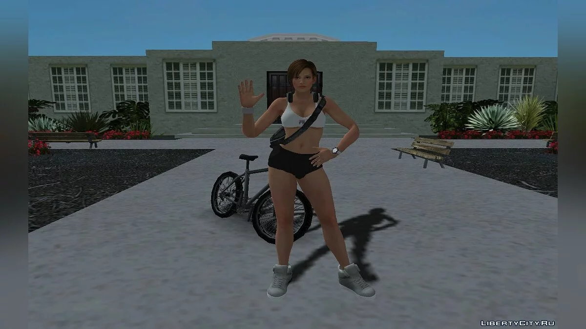 Lisa Hamilton from DOA in the Gym (I'm a Fighter) / GTA San Andreas