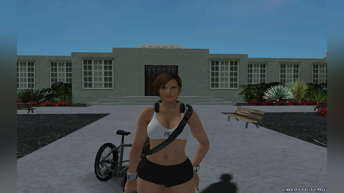 Lisa Hamilton from DOA in the Gym (I'm a Fighter) / GTA San Andreas