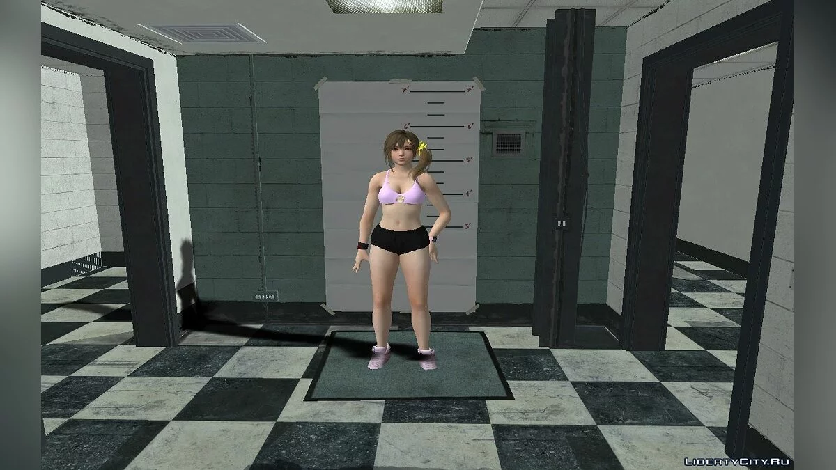 Misaki de DOAXVV en el gimnasio (Soy un luchador) / GTA San Andreas