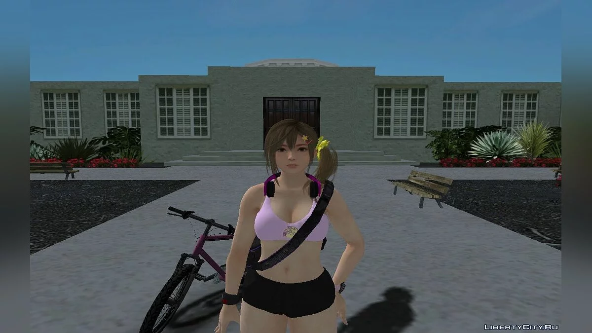 Misaki de DOAXVV en el gimnasio (Soy un luchador) / GTA San Andreas