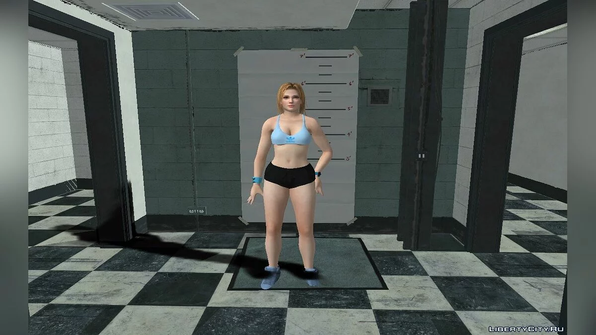 Tina Armstrong de DOA en el gimnasio (Soy un luchador) / GTA San Andreas
