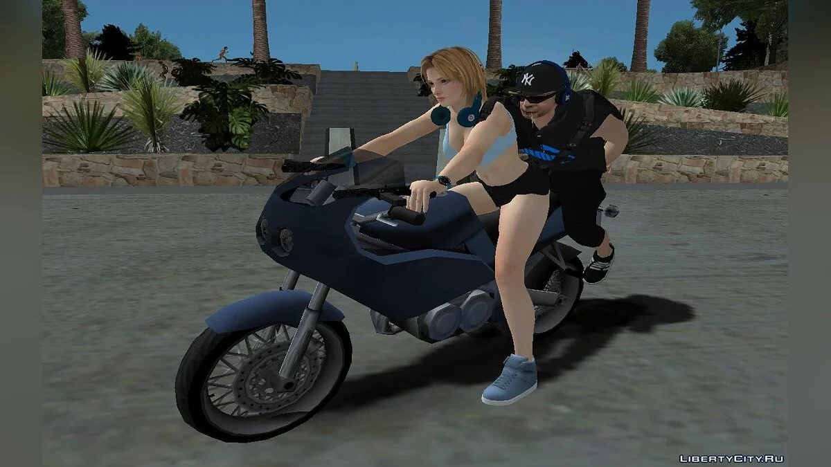 Tina Armstrong de DOA en el gimnasio (Soy un luchador) / GTA San Andreas