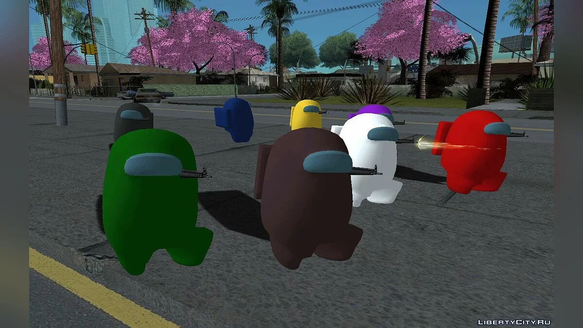 Among Us Skin-Paket / GTA San Andreas