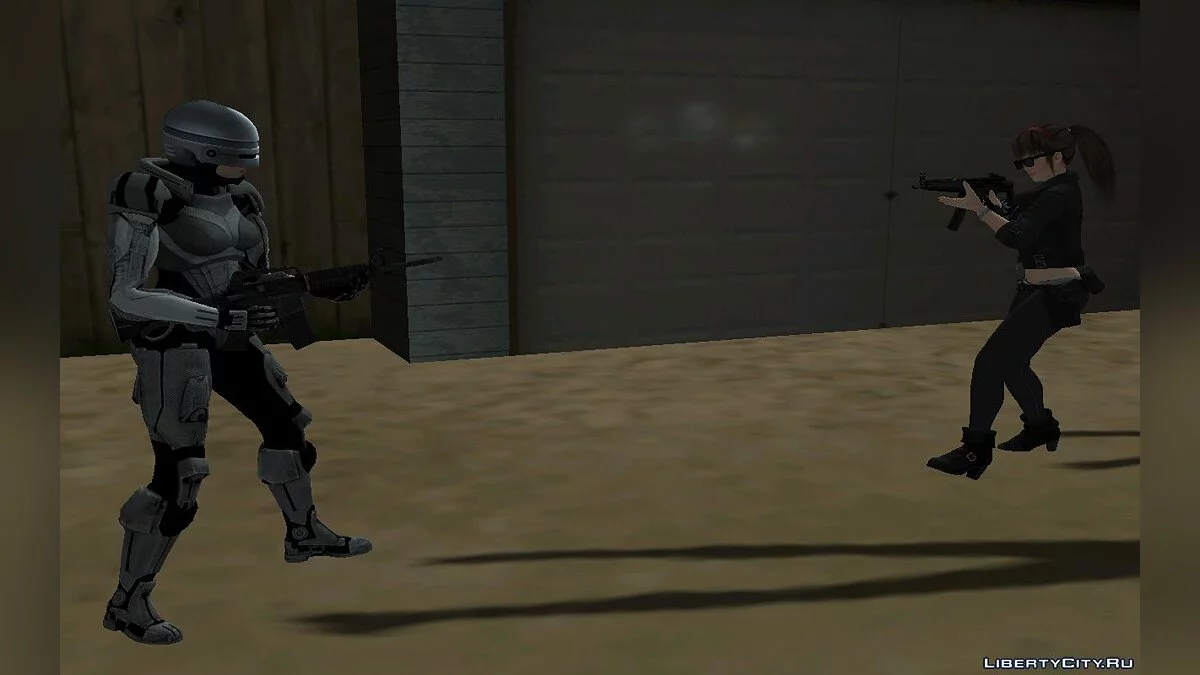 GTA 5 Chica-Robocop / GTA San Andreas