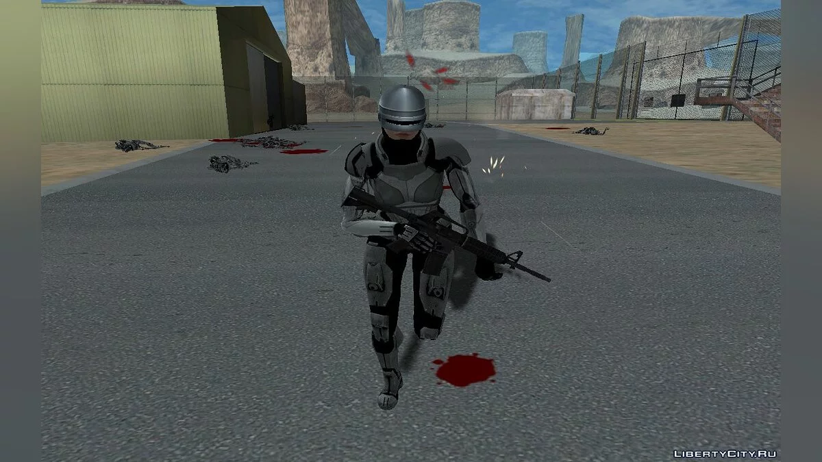GTA 5 Chica-Robocop / GTA San Andreas