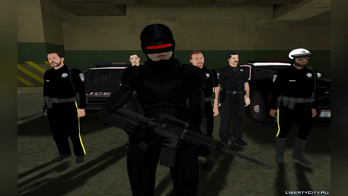 GTA 5 Chica-Robocop / GTA San Andreas