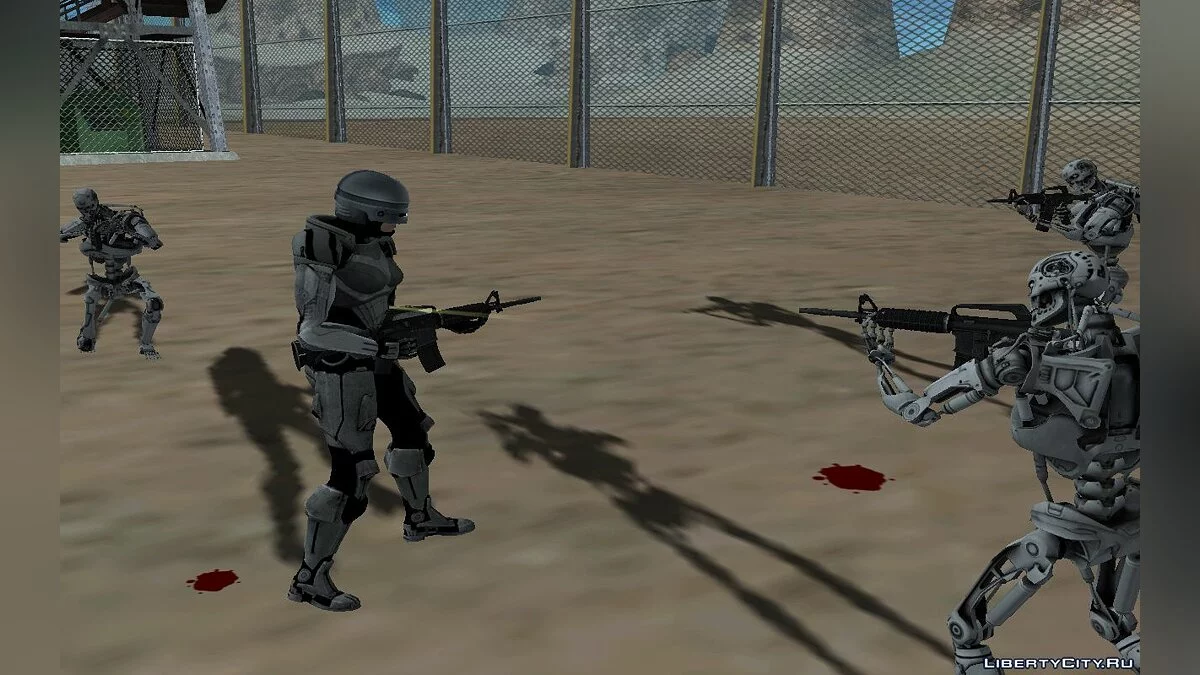 GTA 5 Chica-Robocop / GTA San Andreas