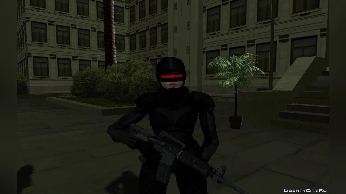 GTA 5 Chica-Robocop / GTA San Andreas