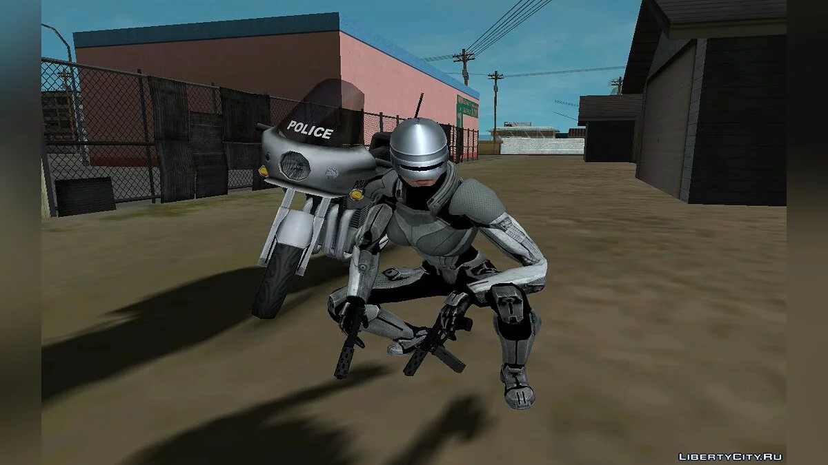 GTA 5 Chica-Robocop / GTA San Andreas
