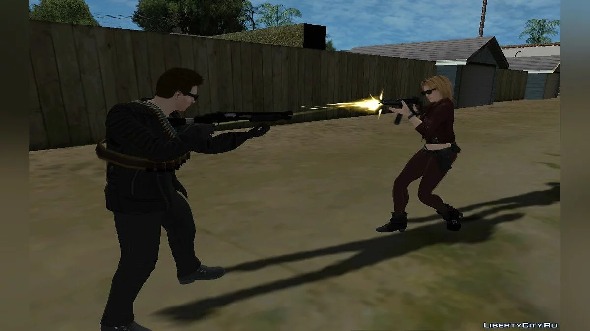 Colección de skins de GTA Online y DOA al estilo de Terminator / GTA San Andreas
