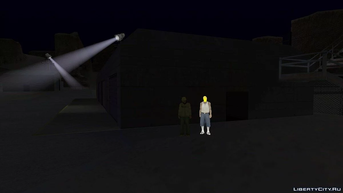 Skins de ghetto clairs avec des têtes vives / GTA San Andreas