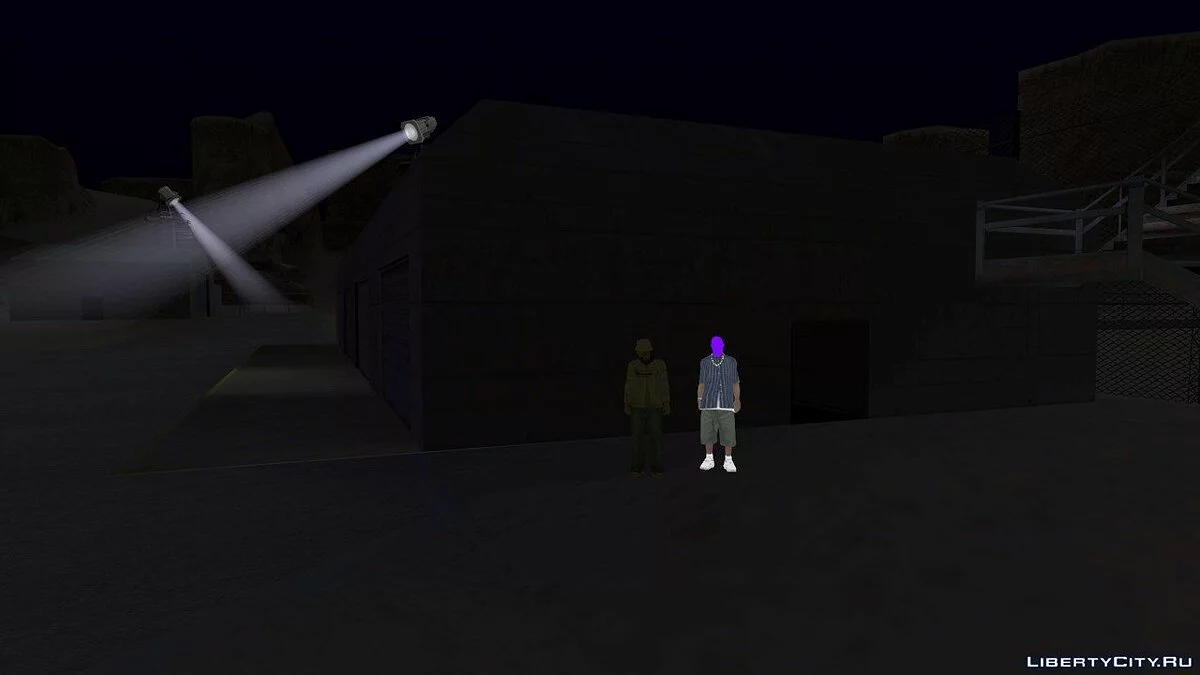 Skins de ghetto clairs avec des têtes vives / GTA San Andreas