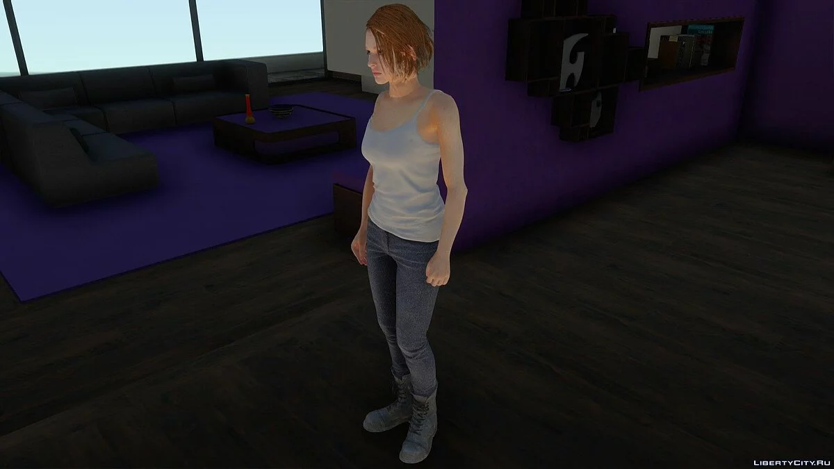 来自生化危机3重制版的吉尔·瓦伦丁 / GTA San Andreas