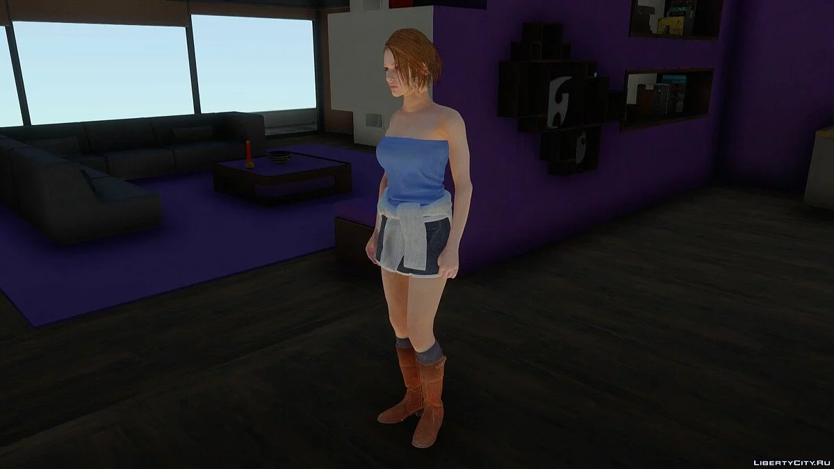 来自生化危机3重制版的吉尔·瓦伦丁 / GTA San Andreas
