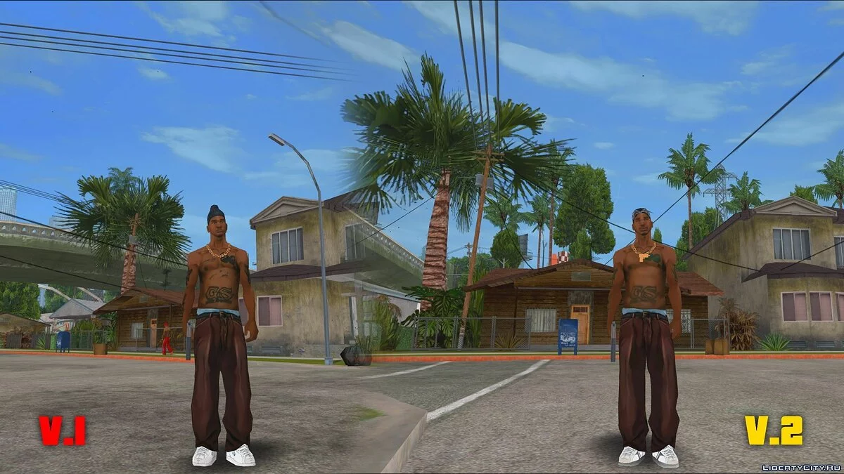 Original Main Characters Enhanced Smooth Textures [update #1] / GTA San Andreas