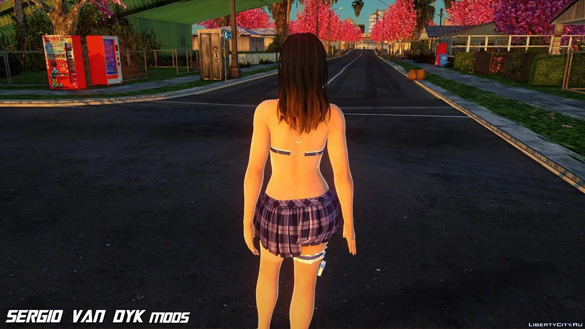 Nanami - 爱的黄昏时光 (包) 来自《死或生:极限维纳斯假期》 / GTA San Andreas