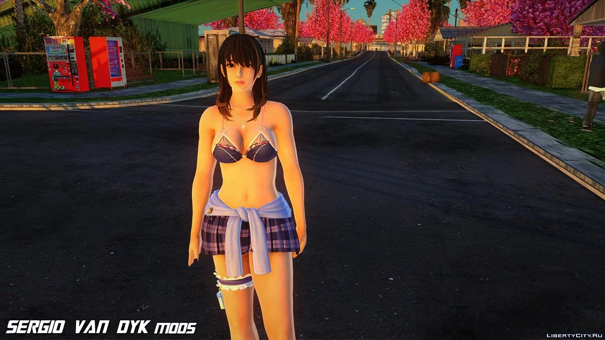 Nanami - 爱的黄昏时光 (包) 来自《死或生:极限维纳斯假期》 / GTA San Andreas