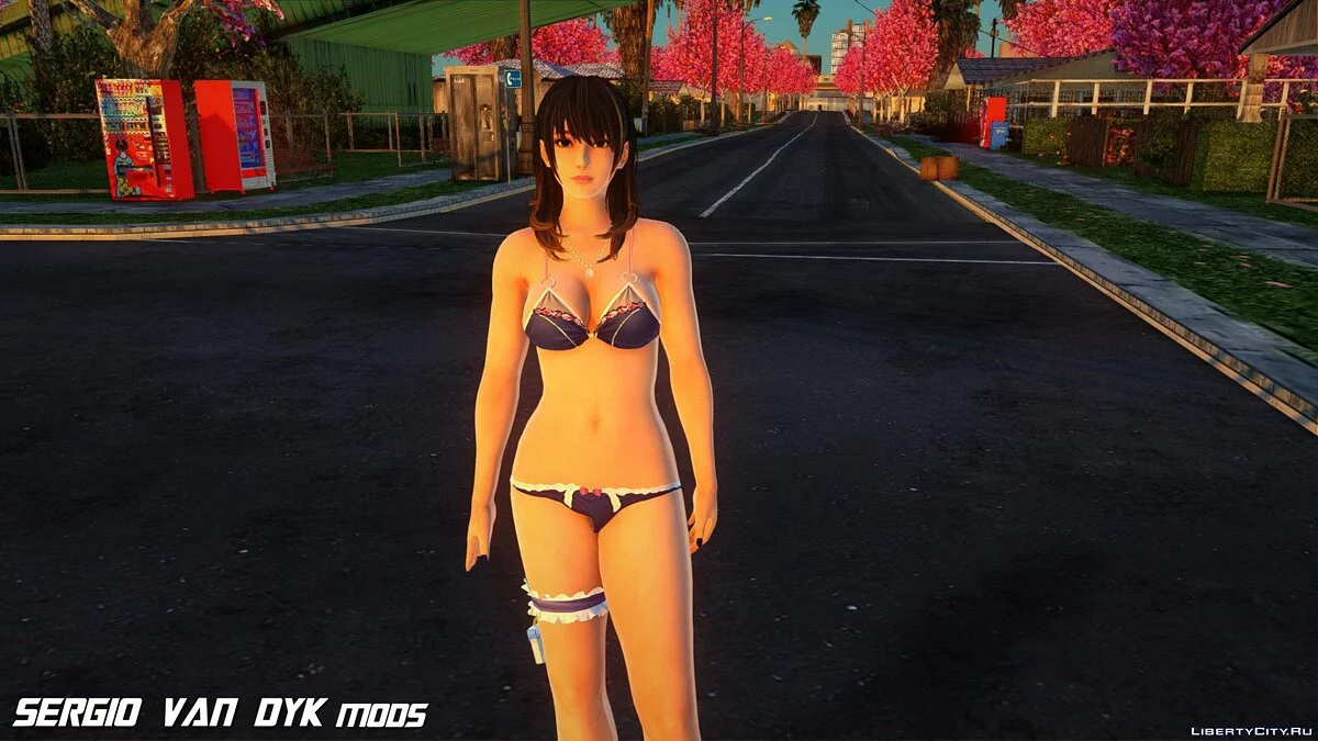 Nanami - 爱的黄昏时光 (包) 来自《死或生:极限维纳斯假期》 / GTA San Andreas