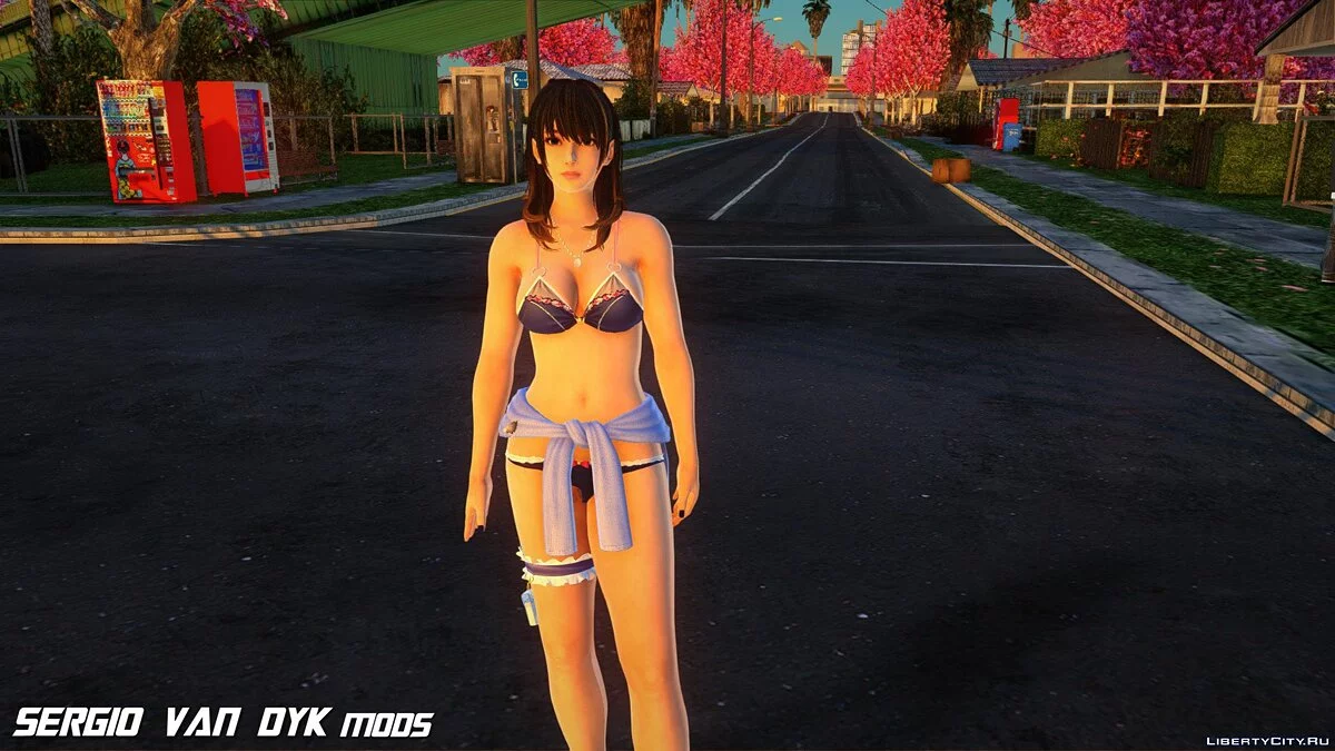 Nanami - 爱的黄昏时光 (包) 来自《死或生:极限维纳斯假期》 / GTA San Andreas