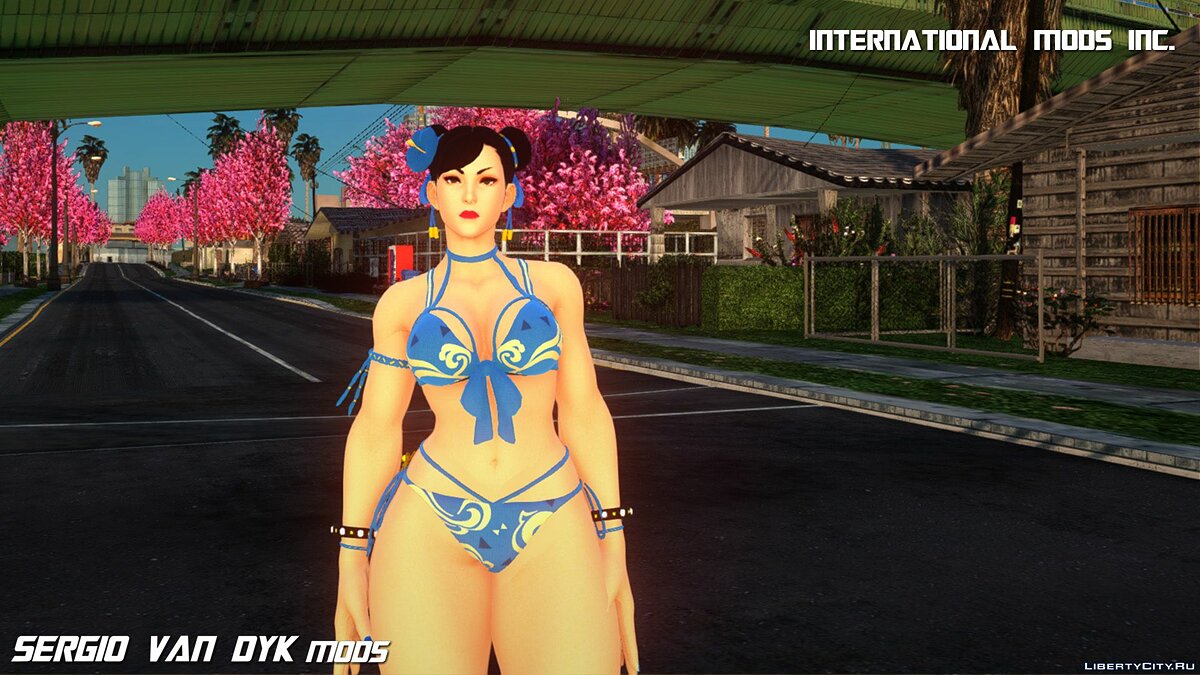 Download Chun Li C11 Vacation Pack for GTA San Andreas