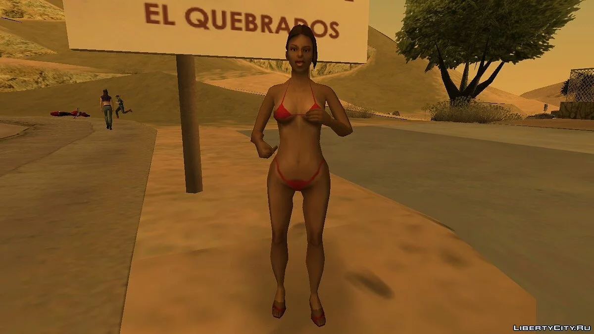 Горячие подружки - Улучшенные скины девушек СиДжея / GTA San Andreas