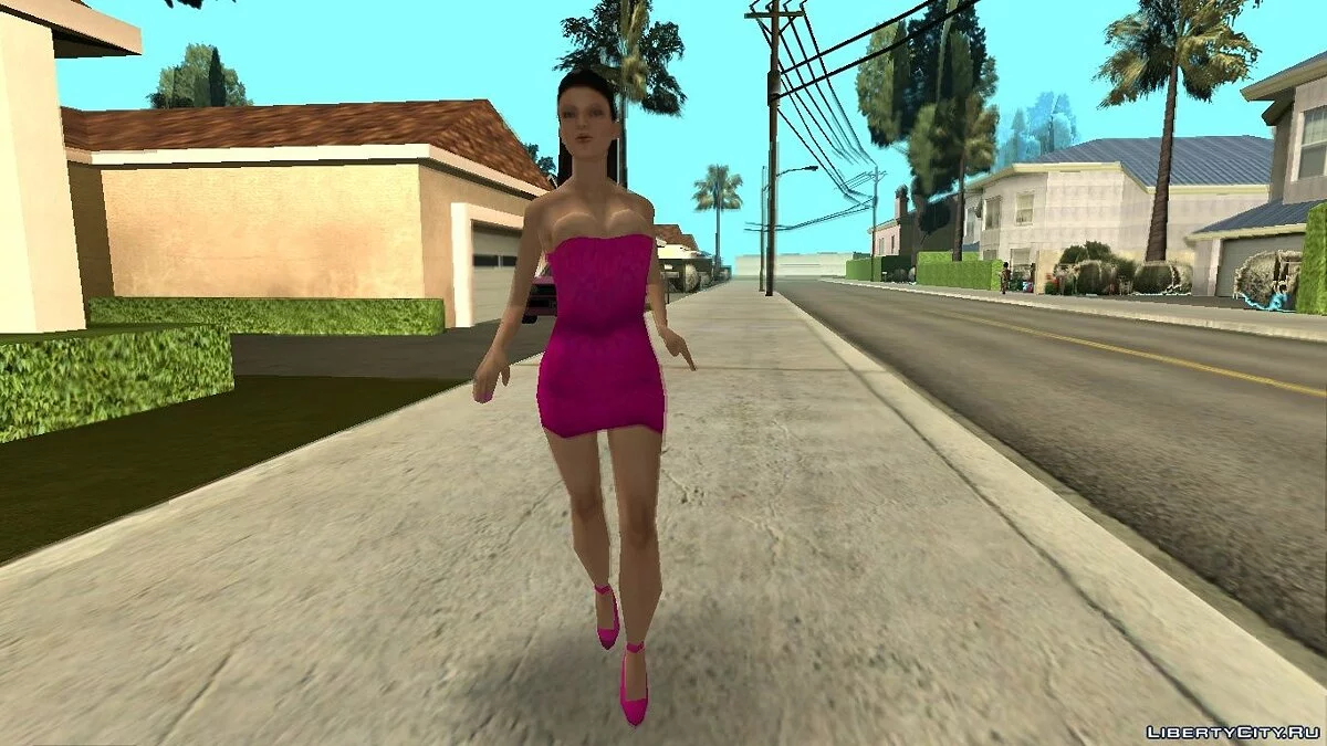 Горячие подружки - Улучшенные скины девушек СиДжея / GTA San Andreas