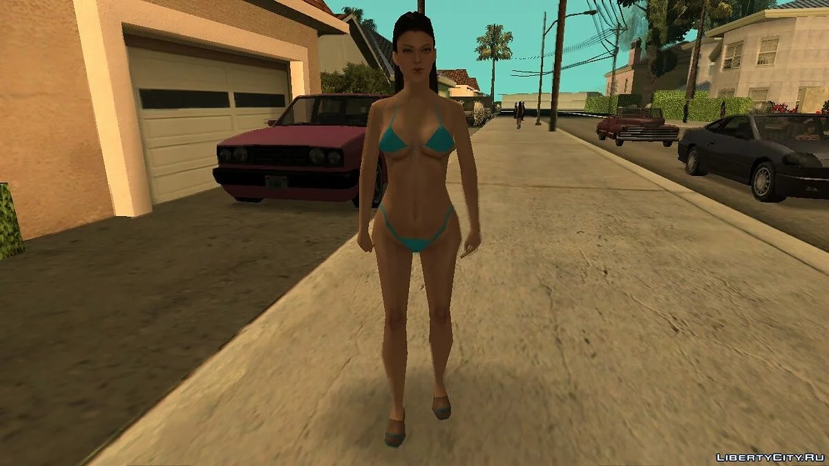 Горячие подружки - Улучшенные скины девушек СиДжея / GTA San Andreas