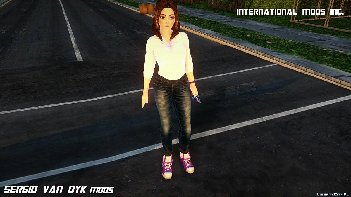 Саманта Самсунг у повсякденному одязі / GTA San Andreas