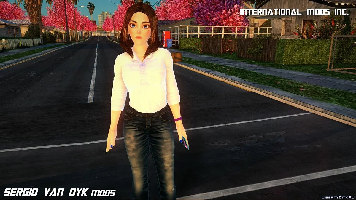 Саманта Самсунг у повсякденному одязі / GTA San Andreas
