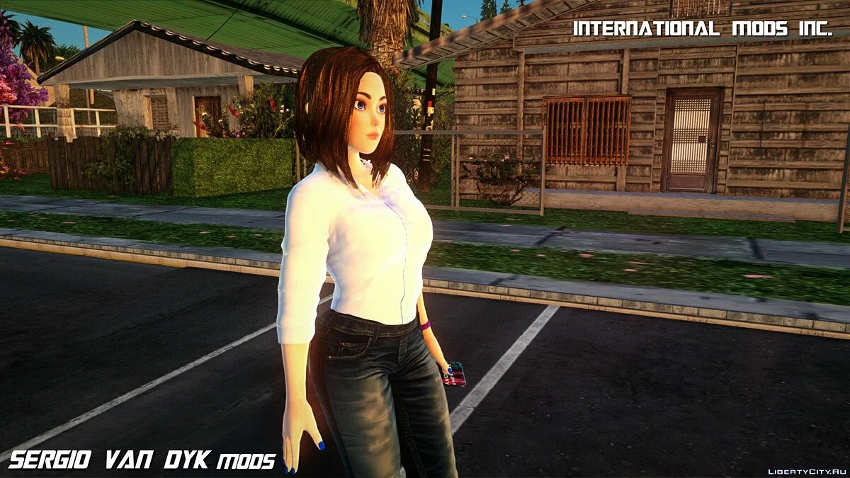 Саманта Самсунг у повсякденному одязі / GTA San Andreas