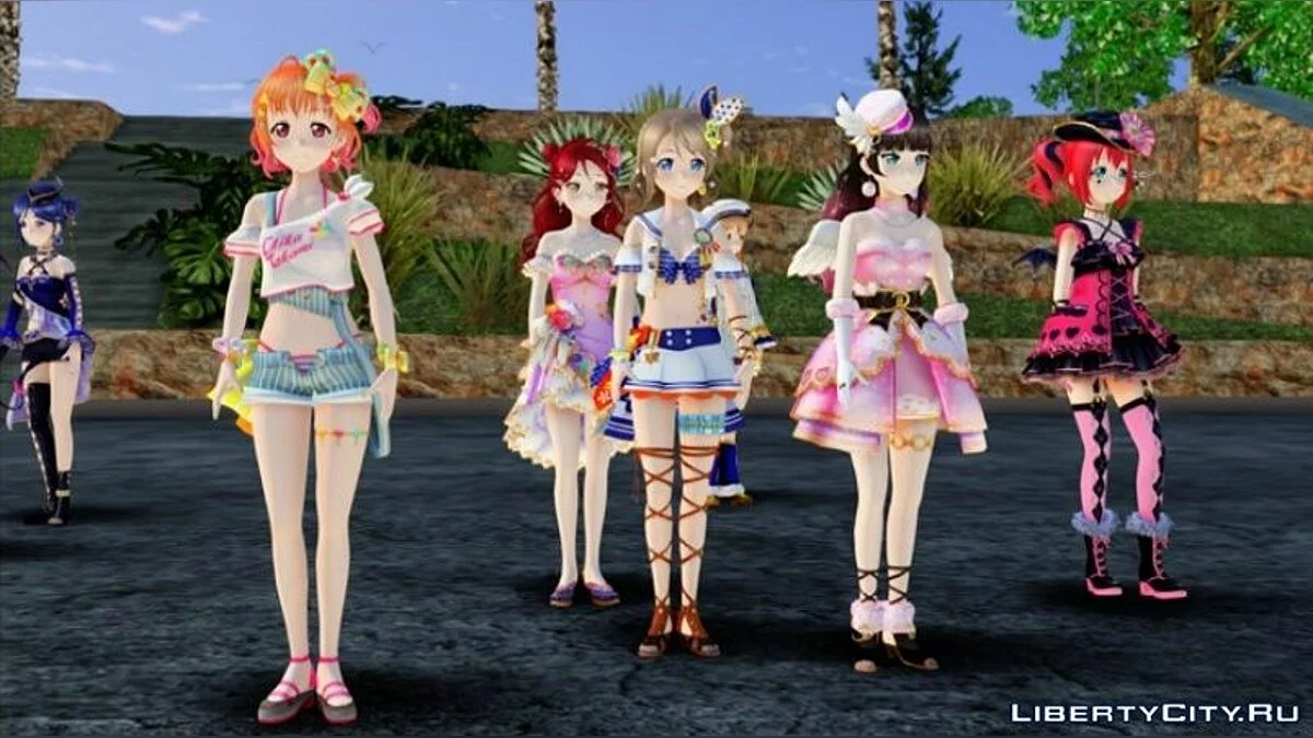 Love Live! Complete Festival URs - Skin Pack / GTA San Andreas