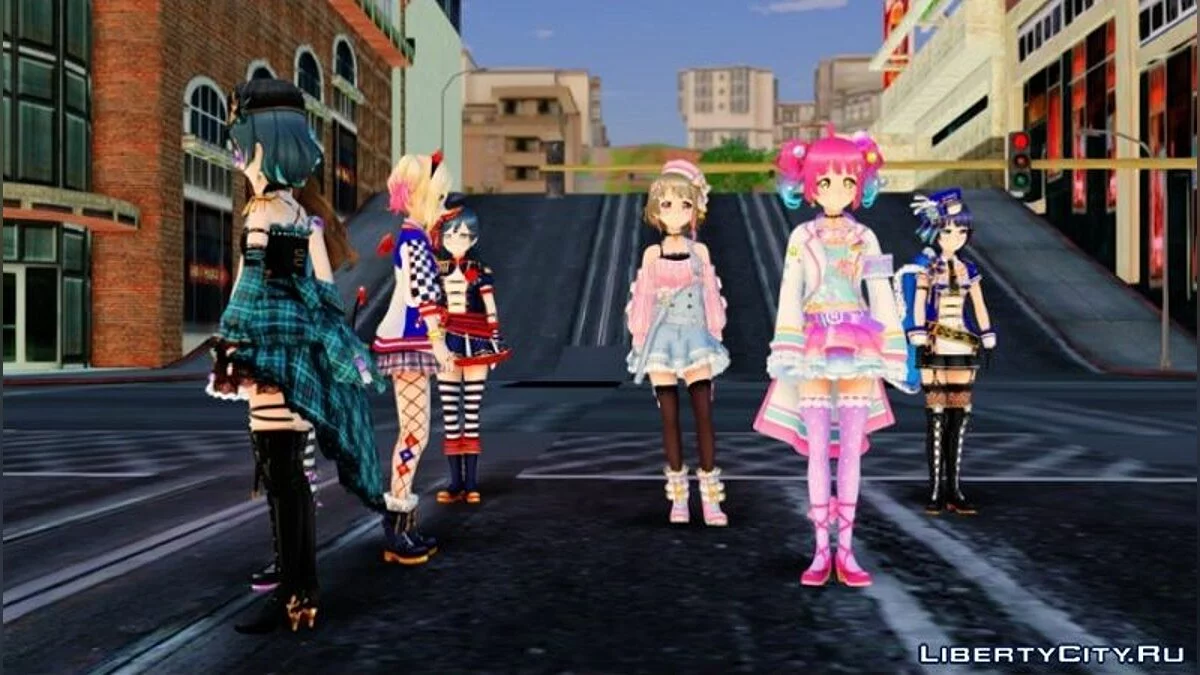 Love Live! Complete Festival URs - Skin Pack / GTA San Andreas