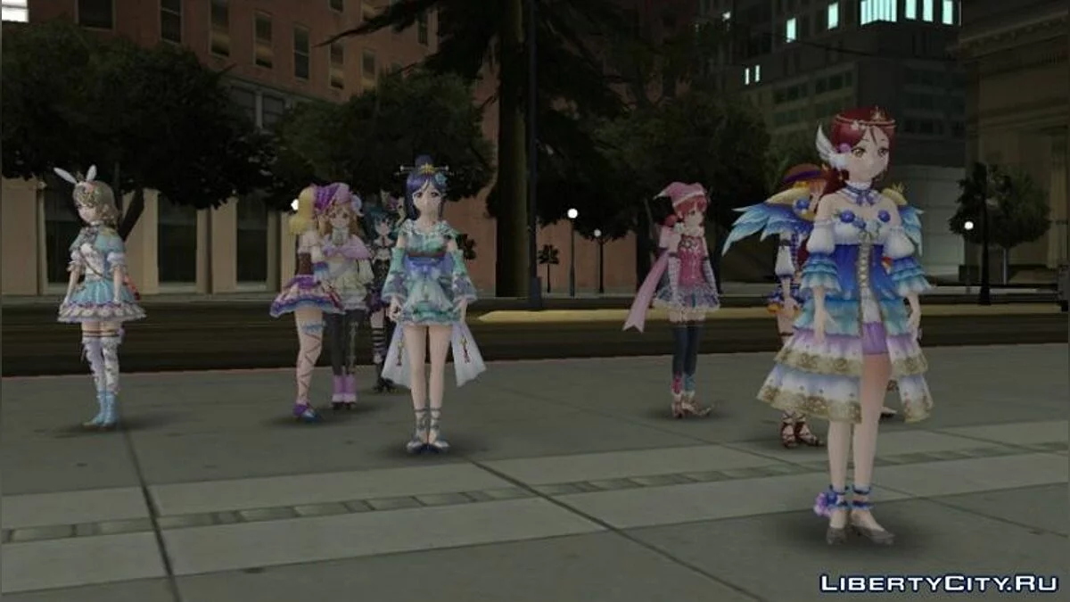 Love Live! Complete Initial URs - сборник скинов / GTA San Andreas