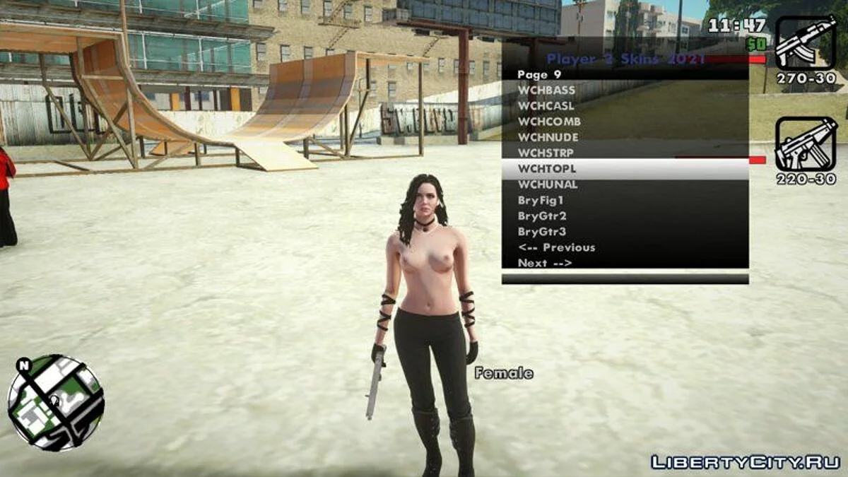 Йеннифэр Pack из The Witcher 3 / GTA San Andreas