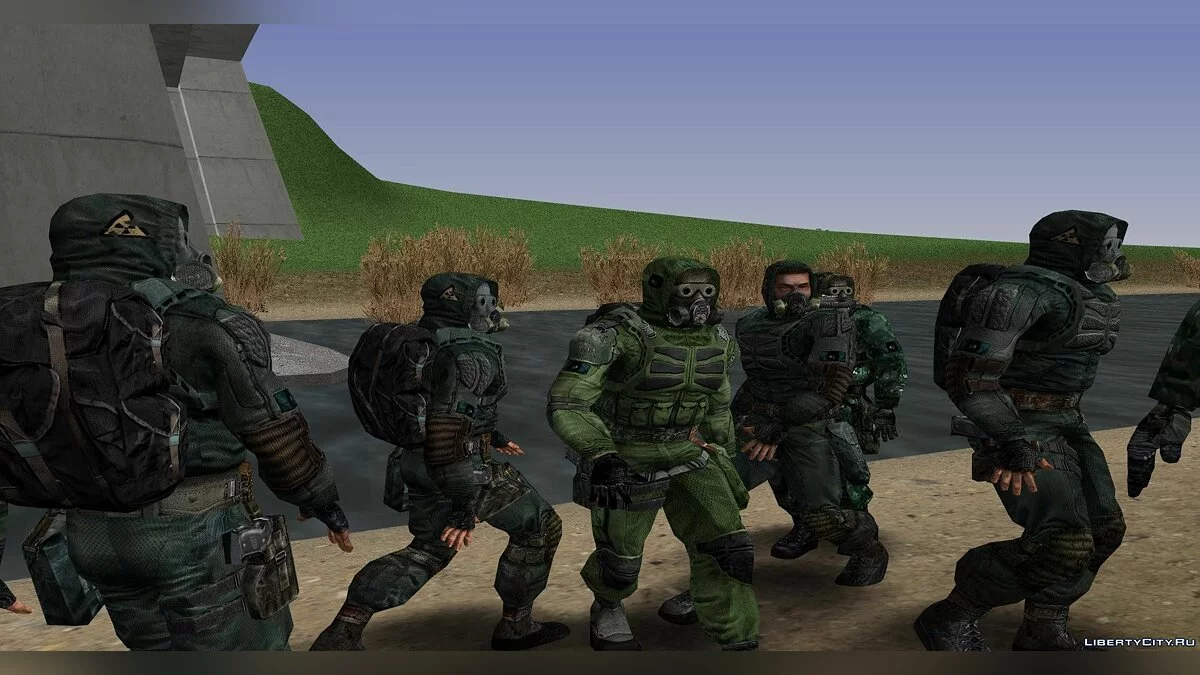 Gruppierung "Arthanters" aus S.T.A.L.K.E.R / GTA San Andreas