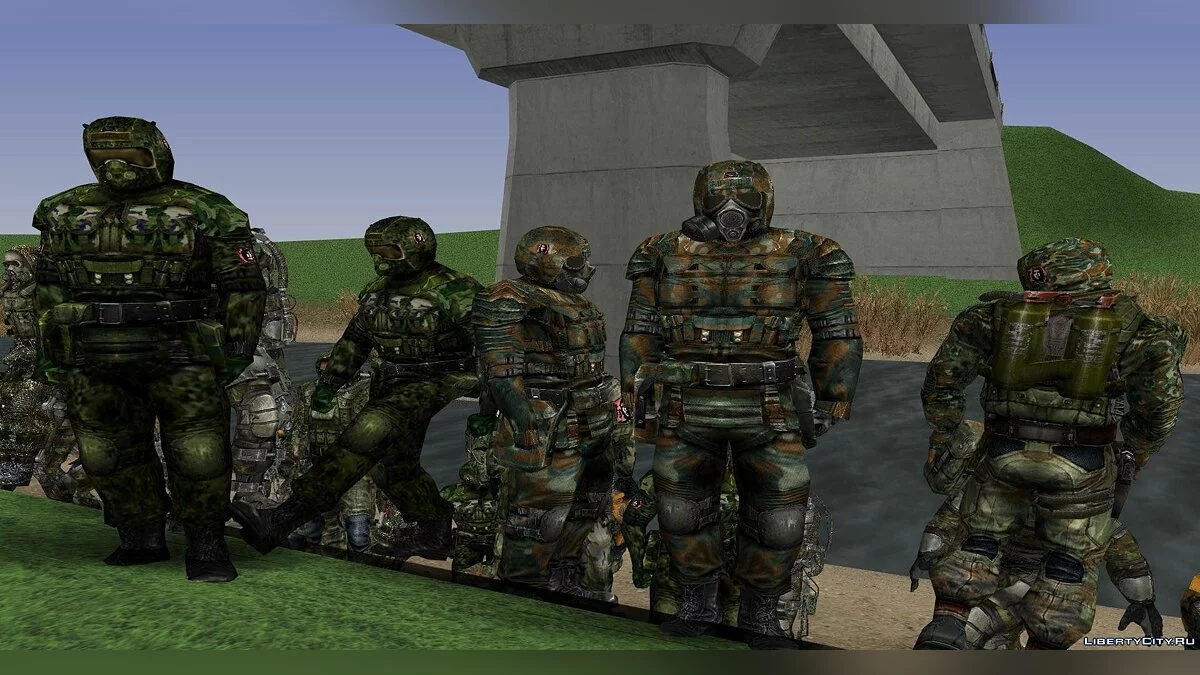 Group "Che Brigade" from S.T.A.L.K.E.R / GTA San Andreas