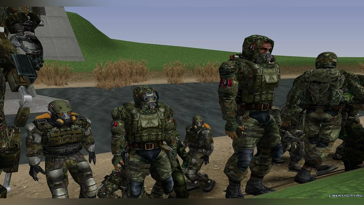 Group "Che Brigade" from S.T.A.L.K.E.R / GTA San Andreas