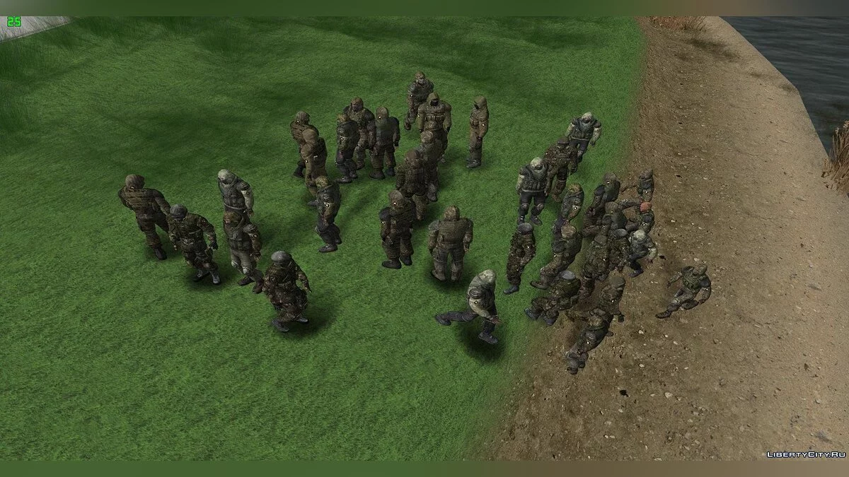 Grouping "Cleaners" from S.T.A.L.K.E.R / GTA San Andreas