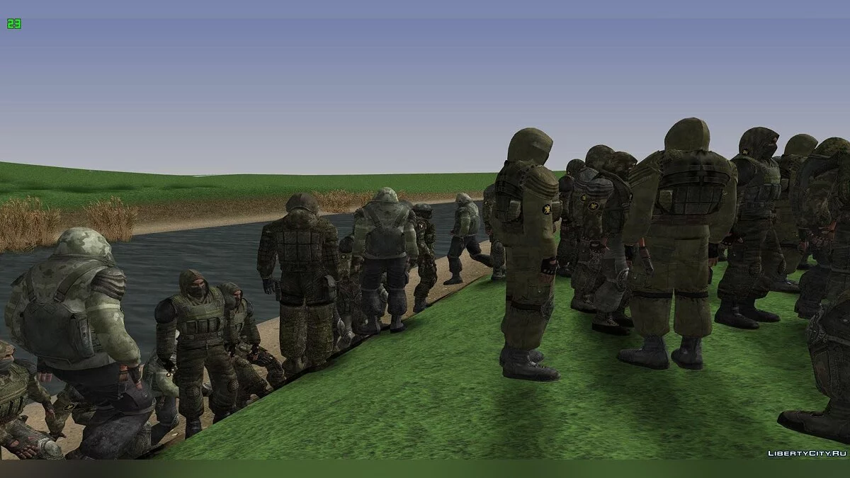 Grouping "Cleaners" from S.T.A.L.K.E.R / GTA San Andreas
