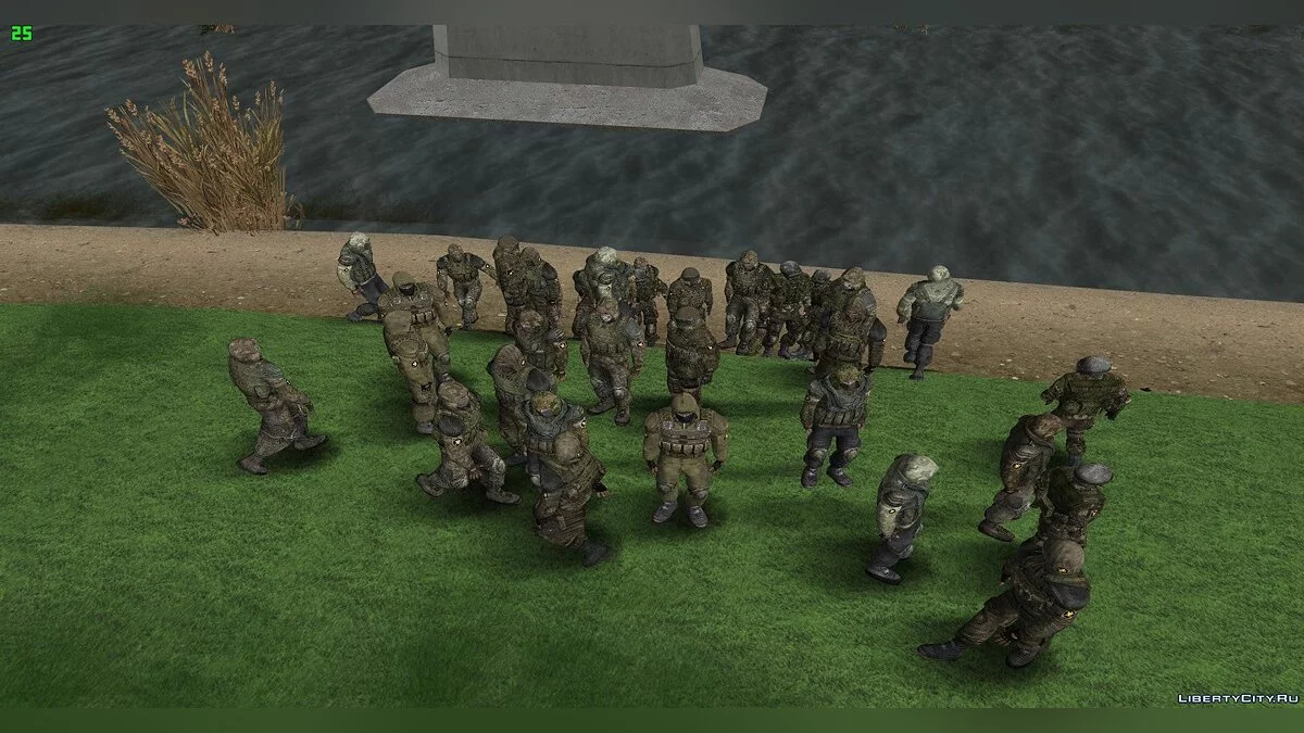 Grouping "Cleaners" from S.T.A.L.K.E.R / GTA San Andreas