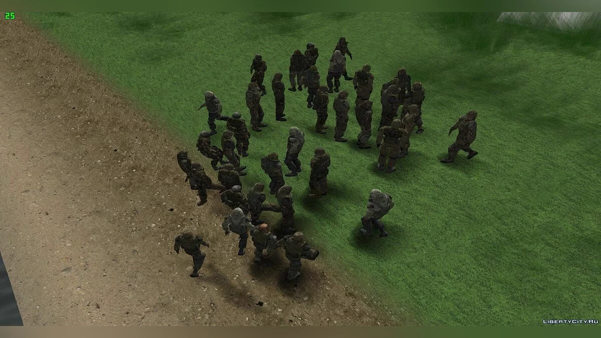 Grouping "Cleaners" from S.T.A.L.K.E.R / GTA San Andreas