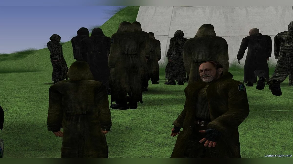 Grouping "Children of the Zone" from S.T.A.L.K.E.R / GTA San Andreas