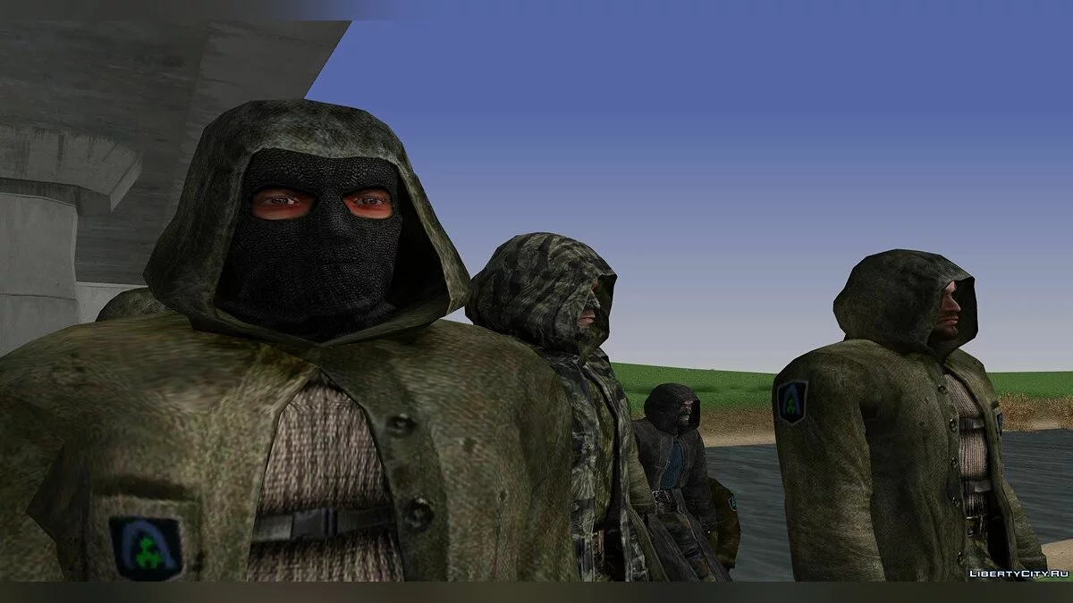 Grouping "Children of the Zone" from S.T.A.L.K.E.R / GTA San Andreas