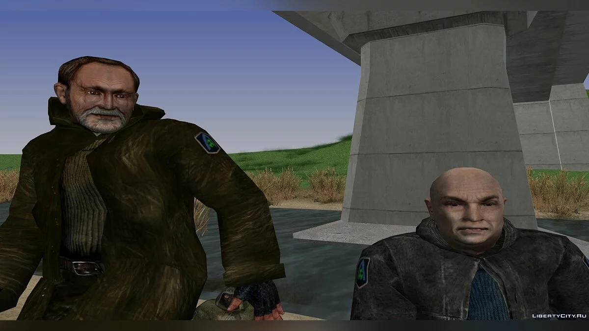 Grouping "Children of the Zone" from S.T.A.L.K.E.R / GTA San Andreas