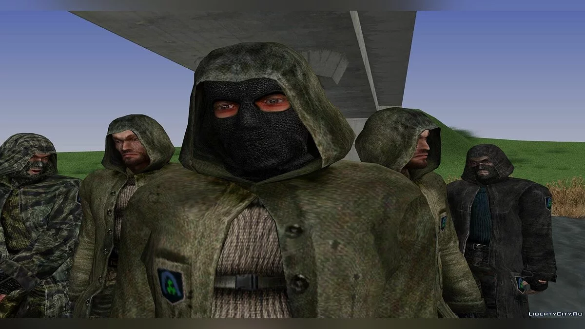 Grouping "Children of the Zone" from S.T.A.L.K.E.R / GTA San Andreas
