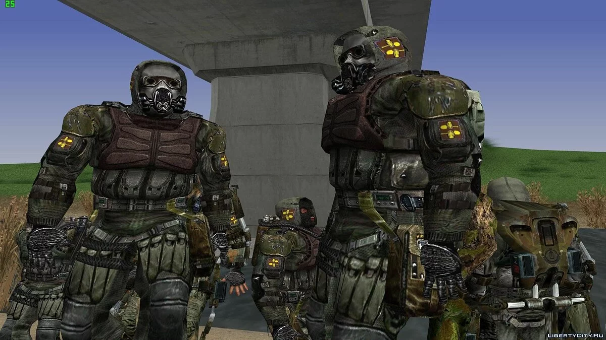 Grouping "Diggers" from S.T.A.L.K.E.R / GTA San Andreas